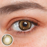 Penina Golden Brown Prescription Coloured Contact Lenses - BEAUEYE (UK)